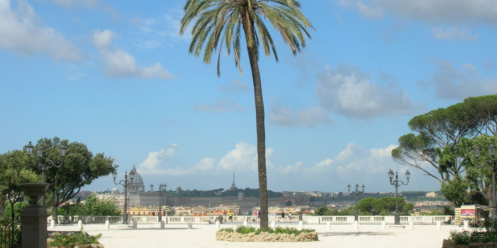 Passeggiata del Pincio, veduta del piazzale Napoleone I