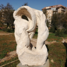 Scultura in memoria di Pier Paolo Pasolini