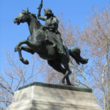 Passeggiata del Gianicolo, monumento a Anita Garibaldi