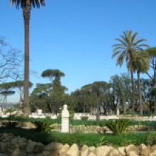 Passeggiata del Pincio, scorcio del piazzale Napoleone I